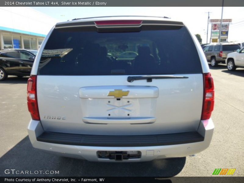 Silver Ice Metallic / Ebony 2014 Chevrolet Tahoe LT 4x4