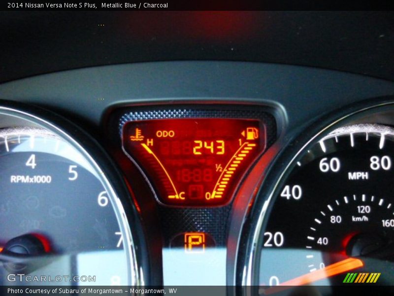 Metallic Blue / Charcoal 2014 Nissan Versa Note S Plus