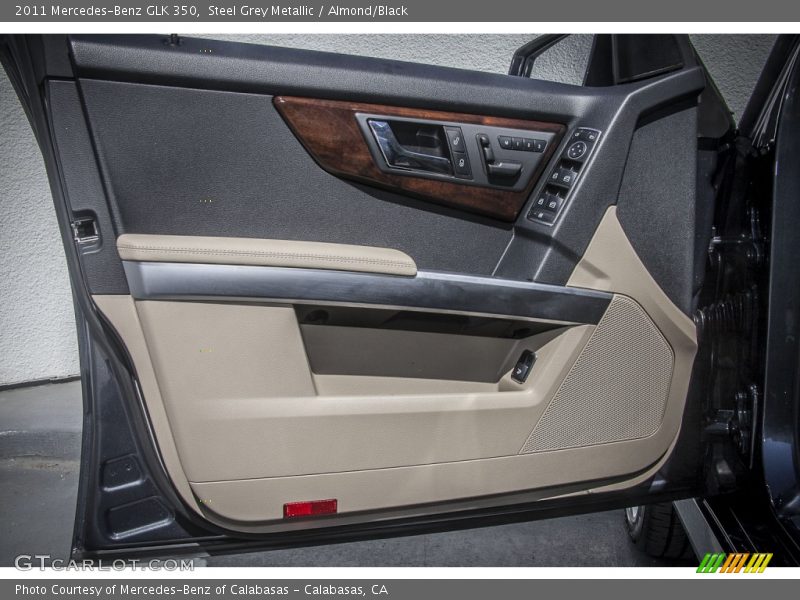 Steel Grey Metallic / Almond/Black 2011 Mercedes-Benz GLK 350