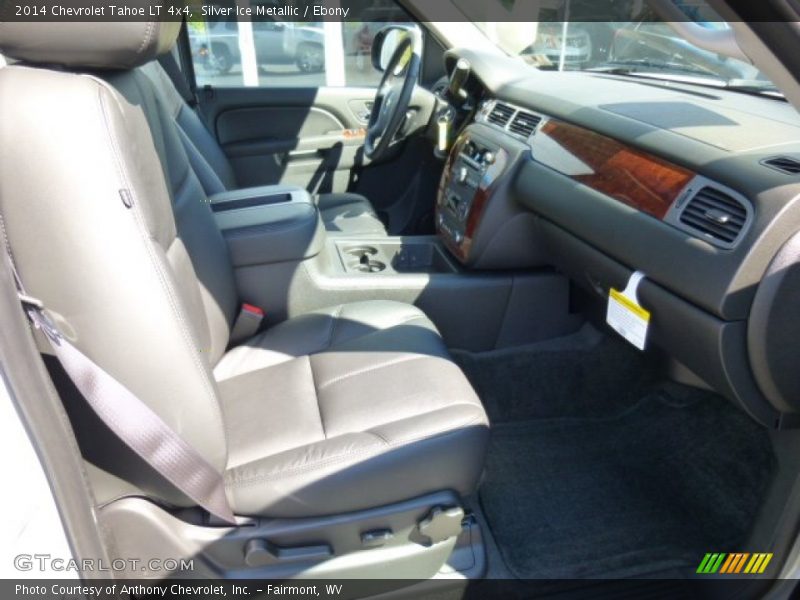 Silver Ice Metallic / Ebony 2014 Chevrolet Tahoe LT 4x4