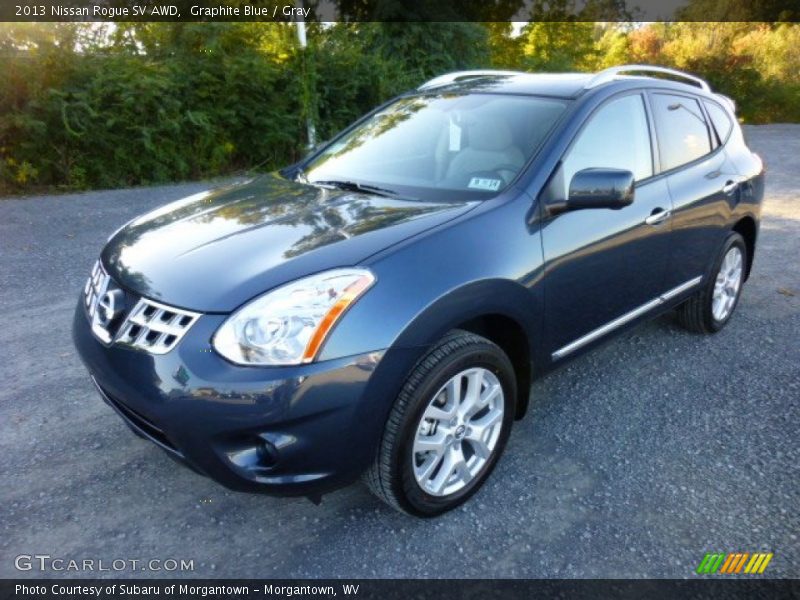 Graphite Blue / Gray 2013 Nissan Rogue SV AWD