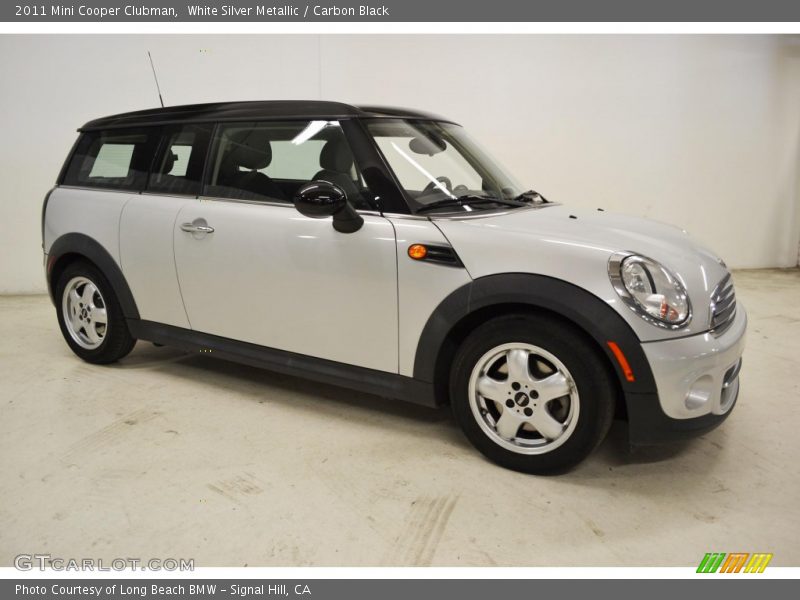 White Silver Metallic / Carbon Black 2011 Mini Cooper Clubman