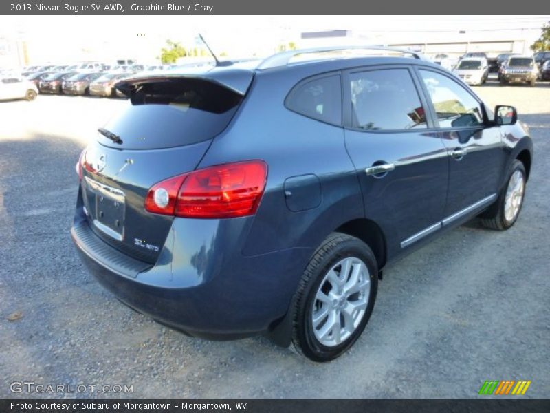 Graphite Blue / Gray 2013 Nissan Rogue SV AWD
