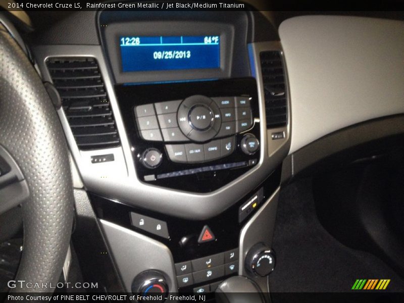 Rainforest Green Metallic / Jet Black/Medium Titanium 2014 Chevrolet Cruze LS