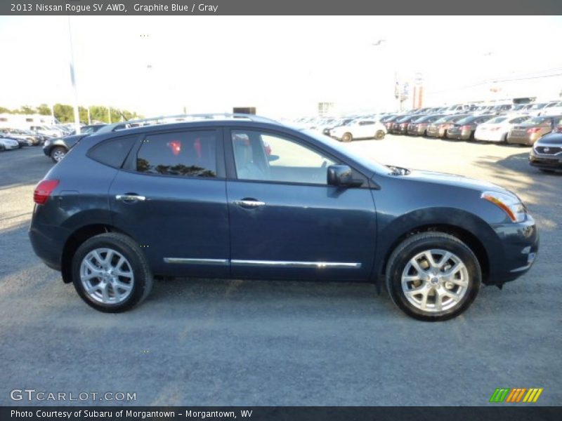 Graphite Blue / Gray 2013 Nissan Rogue SV AWD