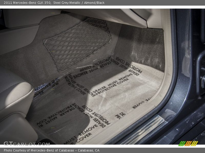 Steel Grey Metallic / Almond/Black 2011 Mercedes-Benz GLK 350