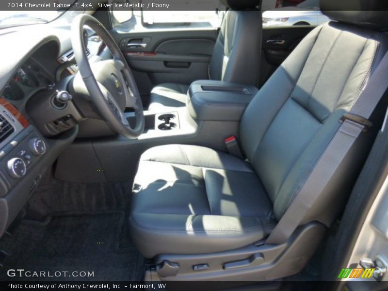 Silver Ice Metallic / Ebony 2014 Chevrolet Tahoe LT 4x4