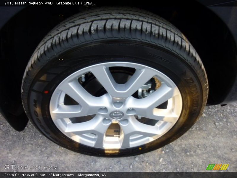 Graphite Blue / Gray 2013 Nissan Rogue SV AWD