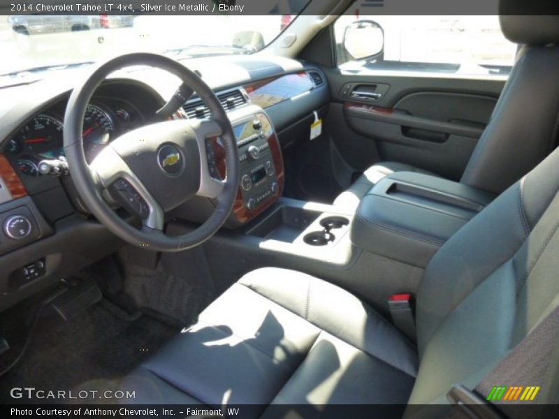 Silver Ice Metallic / Ebony 2014 Chevrolet Tahoe LT 4x4