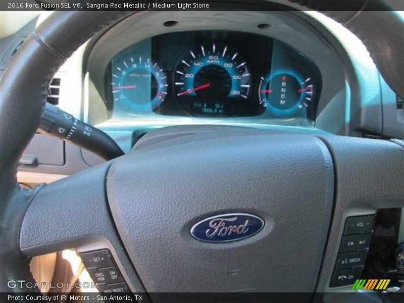 Sangria Red Metallic / Medium Light Stone 2010 Ford Fusion SEL V6