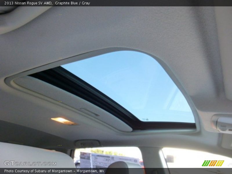 Graphite Blue / Gray 2013 Nissan Rogue SV AWD