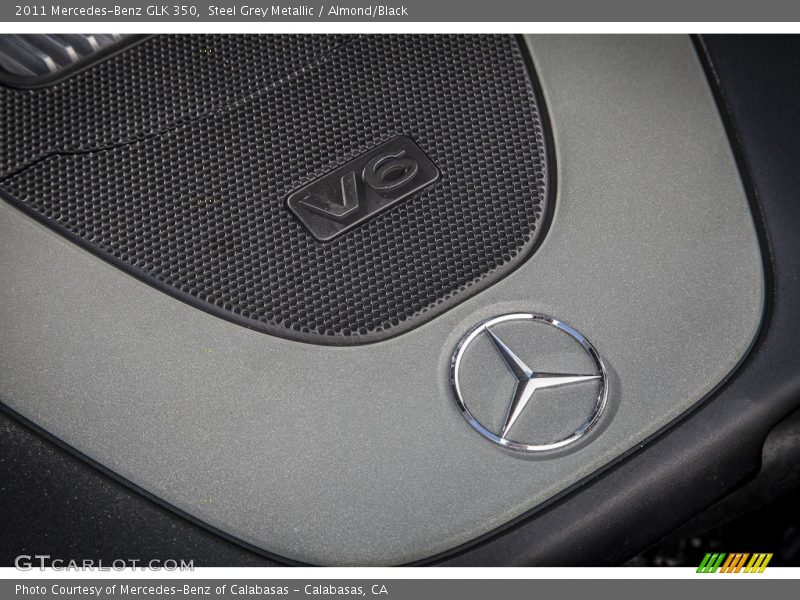 Steel Grey Metallic / Almond/Black 2011 Mercedes-Benz GLK 350