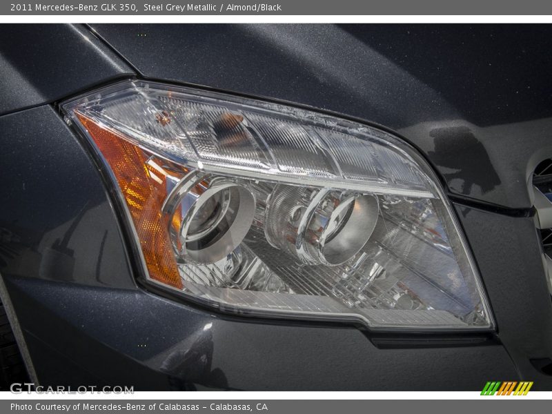 Steel Grey Metallic / Almond/Black 2011 Mercedes-Benz GLK 350