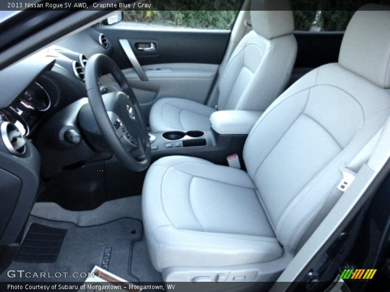Graphite Blue / Gray 2013 Nissan Rogue SV AWD