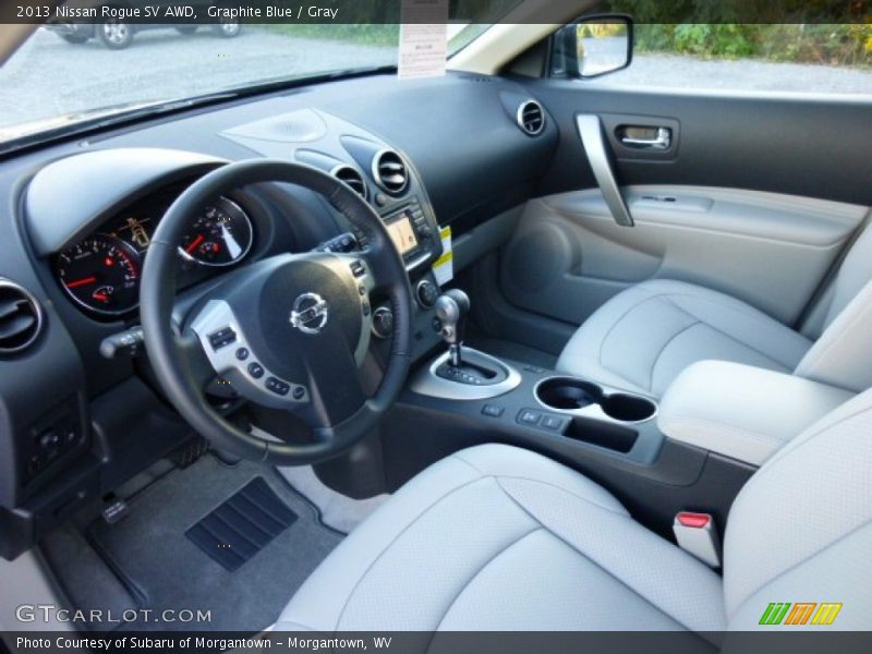 Graphite Blue / Gray 2013 Nissan Rogue SV AWD