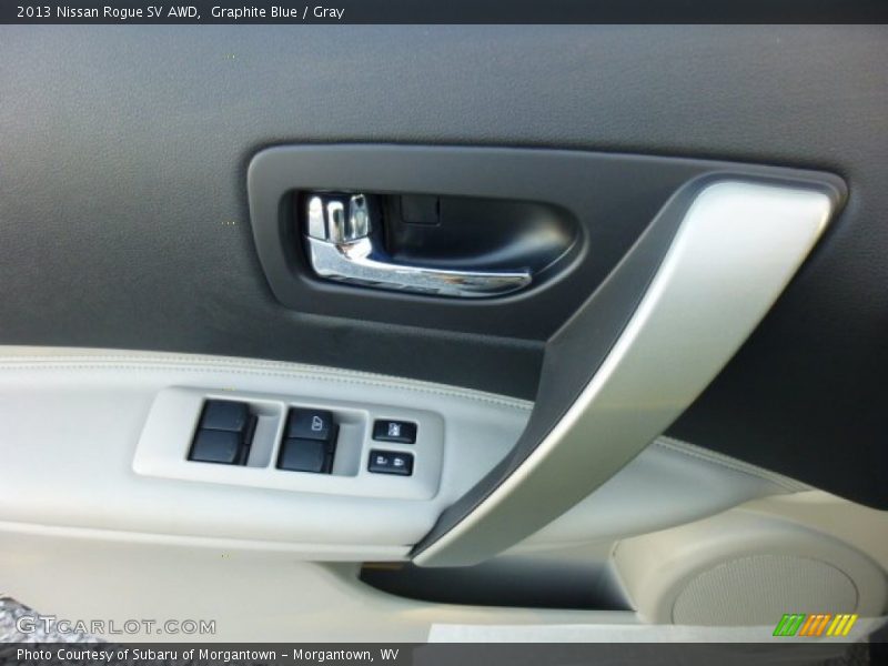 Graphite Blue / Gray 2013 Nissan Rogue SV AWD