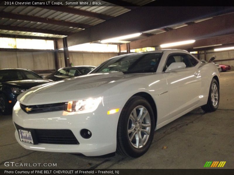Summit White / Black 2014 Chevrolet Camaro LT Coupe