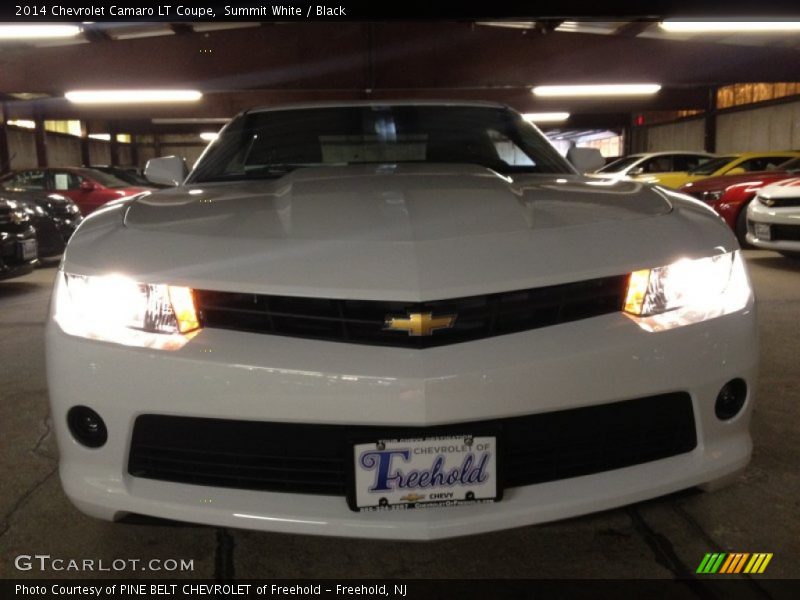 Summit White / Black 2014 Chevrolet Camaro LT Coupe