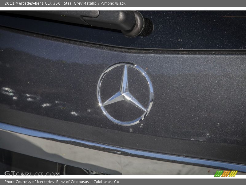Steel Grey Metallic / Almond/Black 2011 Mercedes-Benz GLK 350