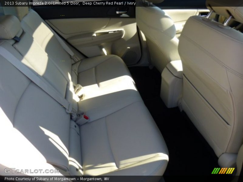 Deep Cherry Red Pearl / Ivory 2013 Subaru Impreza 2.0i Limited 5 Door