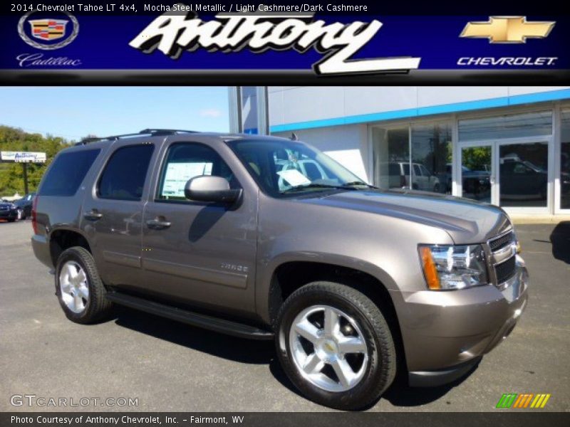 Mocha Steel Metallic / Light Cashmere/Dark Cashmere 2014 Chevrolet Tahoe LT 4x4