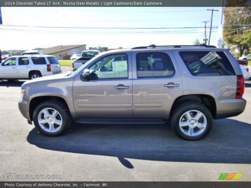 Mocha Steel Metallic / Light Cashmere/Dark Cashmere 2014 Chevrolet Tahoe LT 4x4