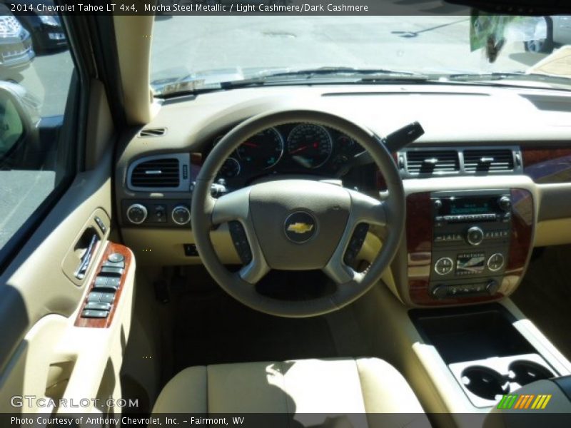 Mocha Steel Metallic / Light Cashmere/Dark Cashmere 2014 Chevrolet Tahoe LT 4x4