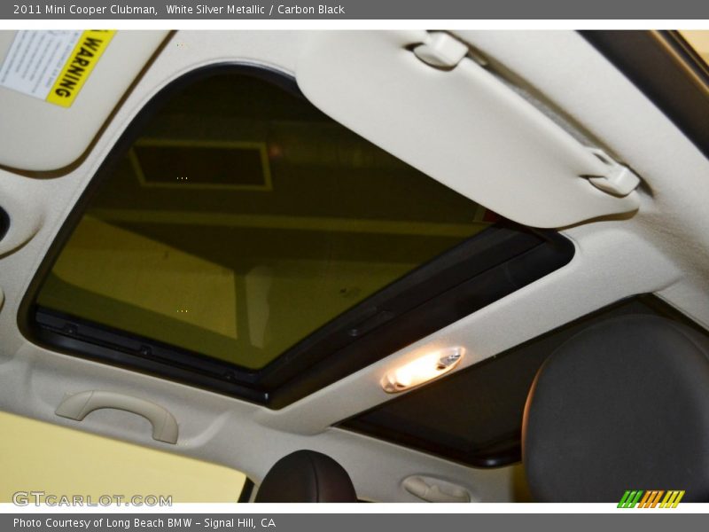 White Silver Metallic / Carbon Black 2011 Mini Cooper Clubman