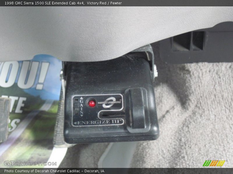 Victory Red / Pewter 1998 GMC Sierra 1500 SLE Extended Cab 4x4