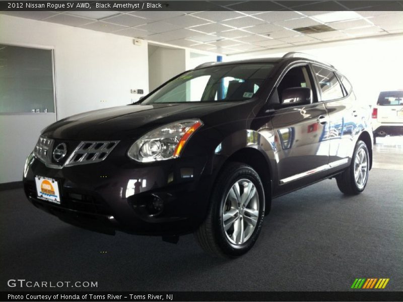 Black Amethyst / Black 2012 Nissan Rogue SV AWD