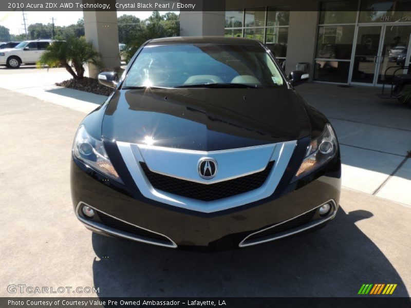 Crystal Black Pearl / Ebony 2010 Acura ZDX AWD Technology