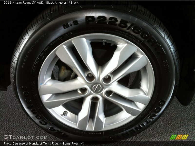 Black Amethyst / Black 2012 Nissan Rogue SV AWD