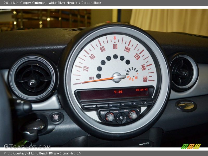 White Silver Metallic / Carbon Black 2011 Mini Cooper Clubman
