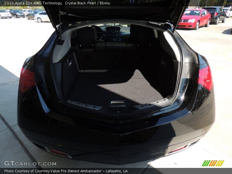 Crystal Black Pearl / Ebony 2010 Acura ZDX AWD Technology
