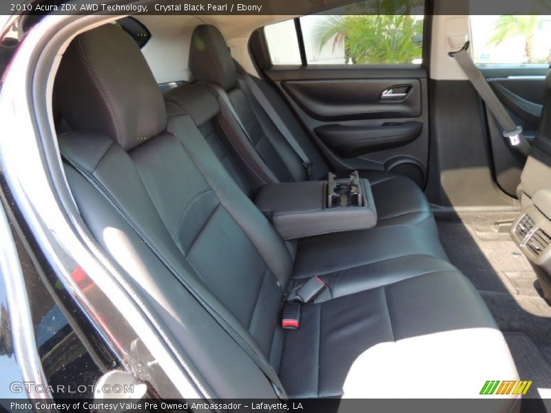 Crystal Black Pearl / Ebony 2010 Acura ZDX AWD Technology