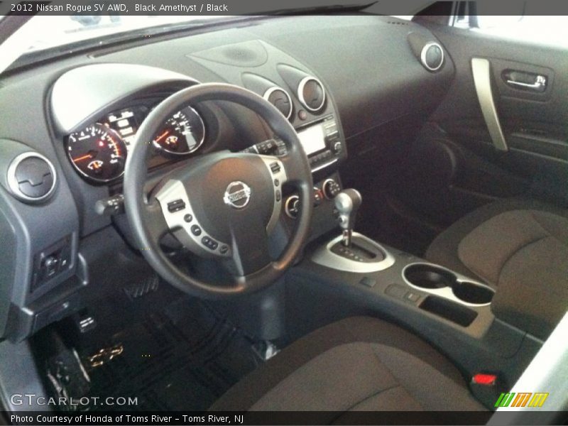 Black Amethyst / Black 2012 Nissan Rogue SV AWD