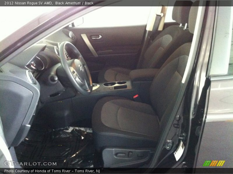 Black Amethyst / Black 2012 Nissan Rogue SV AWD
