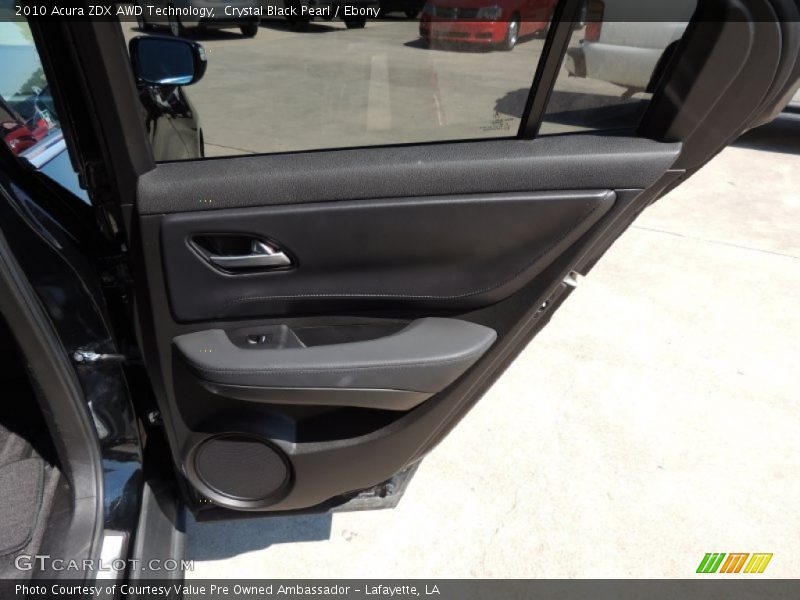 Crystal Black Pearl / Ebony 2010 Acura ZDX AWD Technology