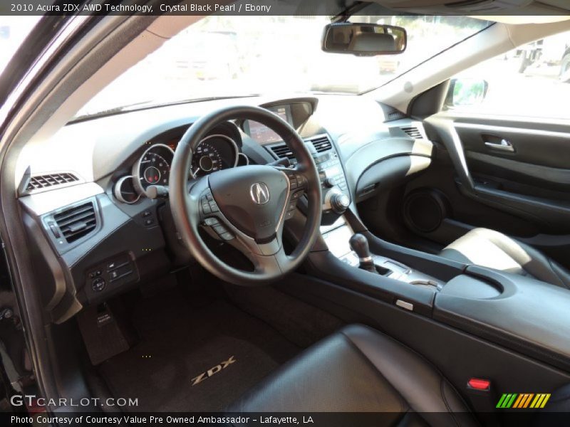 Crystal Black Pearl / Ebony 2010 Acura ZDX AWD Technology