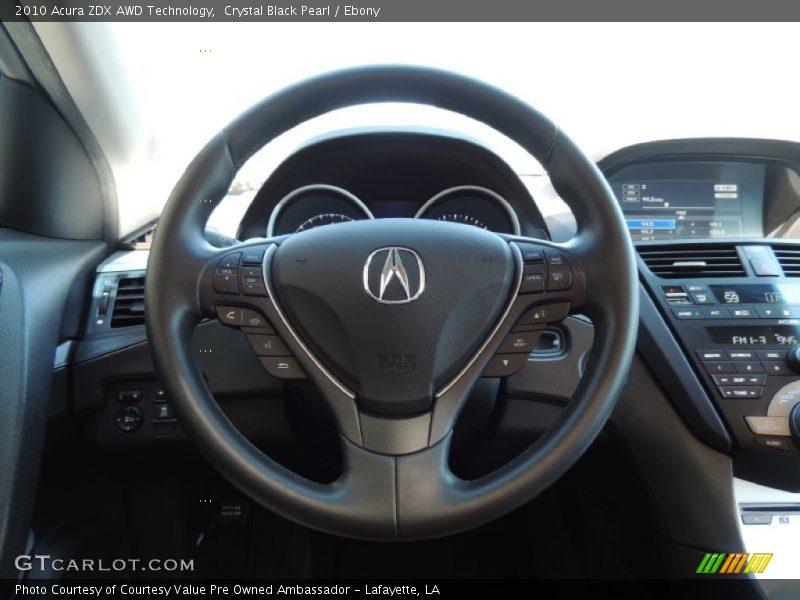 Crystal Black Pearl / Ebony 2010 Acura ZDX AWD Technology