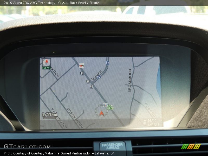 Crystal Black Pearl / Ebony 2010 Acura ZDX AWD Technology