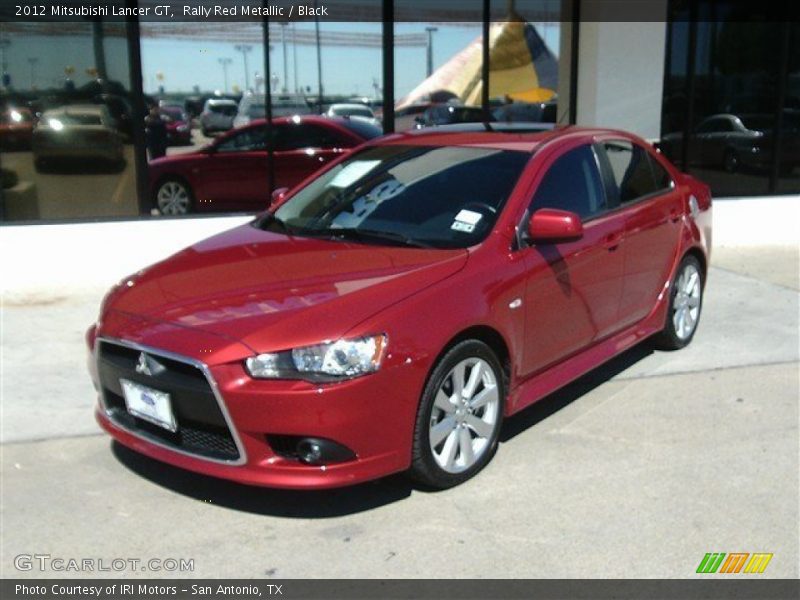 Rally Red Metallic / Black 2012 Mitsubishi Lancer GT