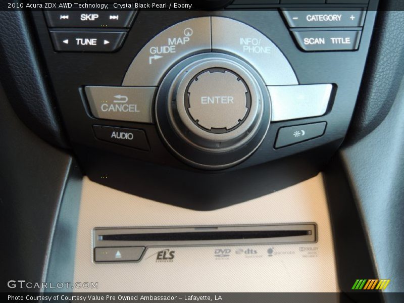 Crystal Black Pearl / Ebony 2010 Acura ZDX AWD Technology