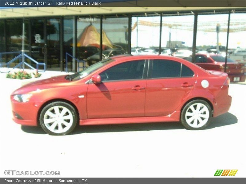 Rally Red Metallic / Black 2012 Mitsubishi Lancer GT