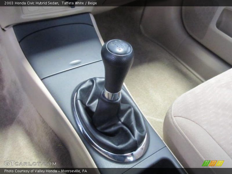 Taffeta White / Beige 2003 Honda Civic Hybrid Sedan