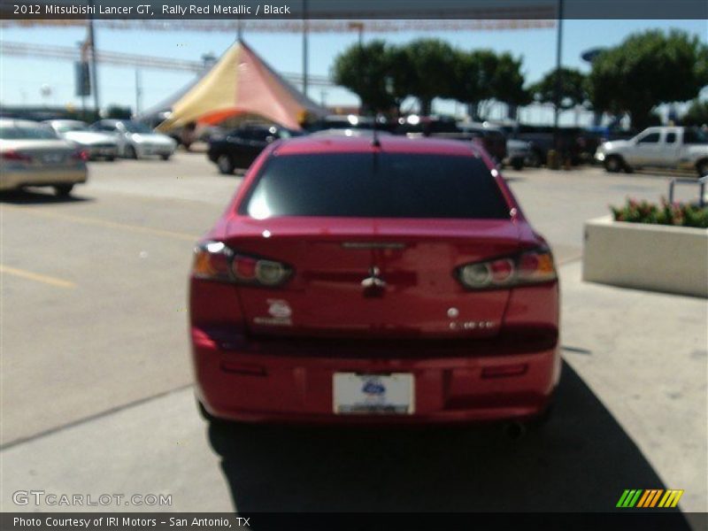 Rally Red Metallic / Black 2012 Mitsubishi Lancer GT