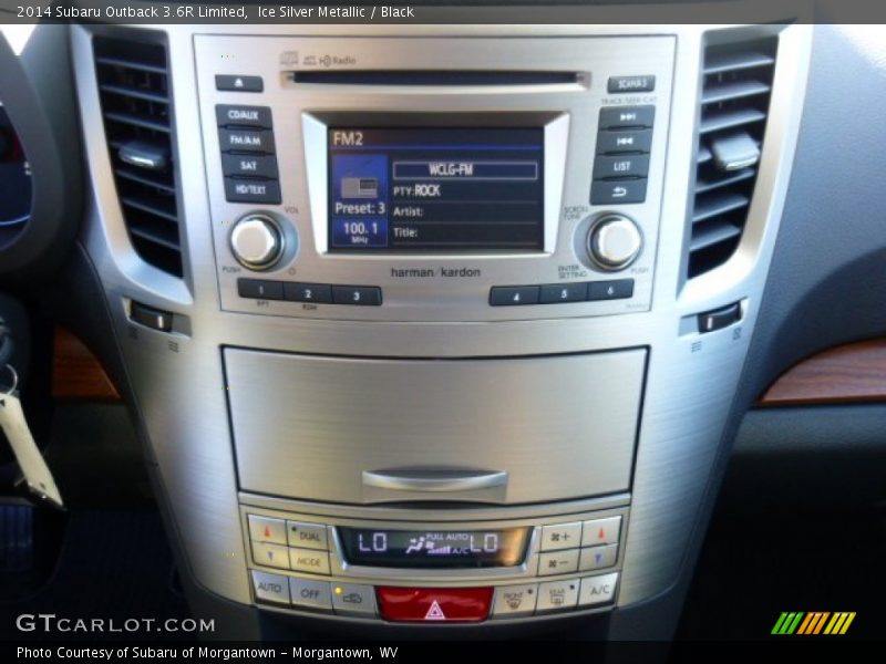 Ice Silver Metallic / Black 2014 Subaru Outback 3.6R Limited