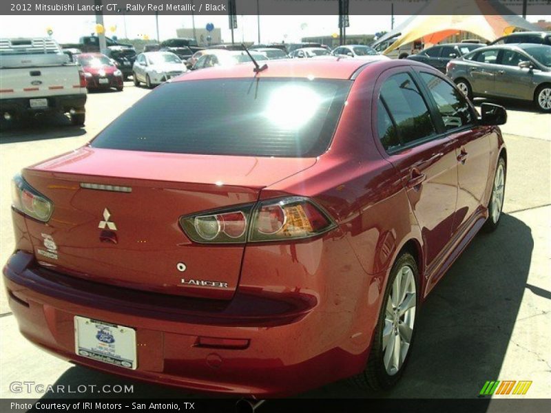 Rally Red Metallic / Black 2012 Mitsubishi Lancer GT