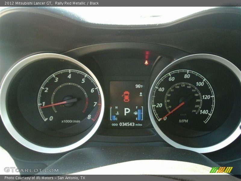 Rally Red Metallic / Black 2012 Mitsubishi Lancer GT