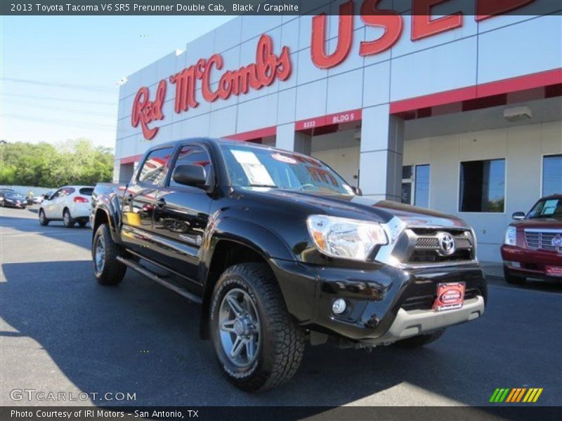Black / Graphite 2013 Toyota Tacoma V6 SR5 Prerunner Double Cab